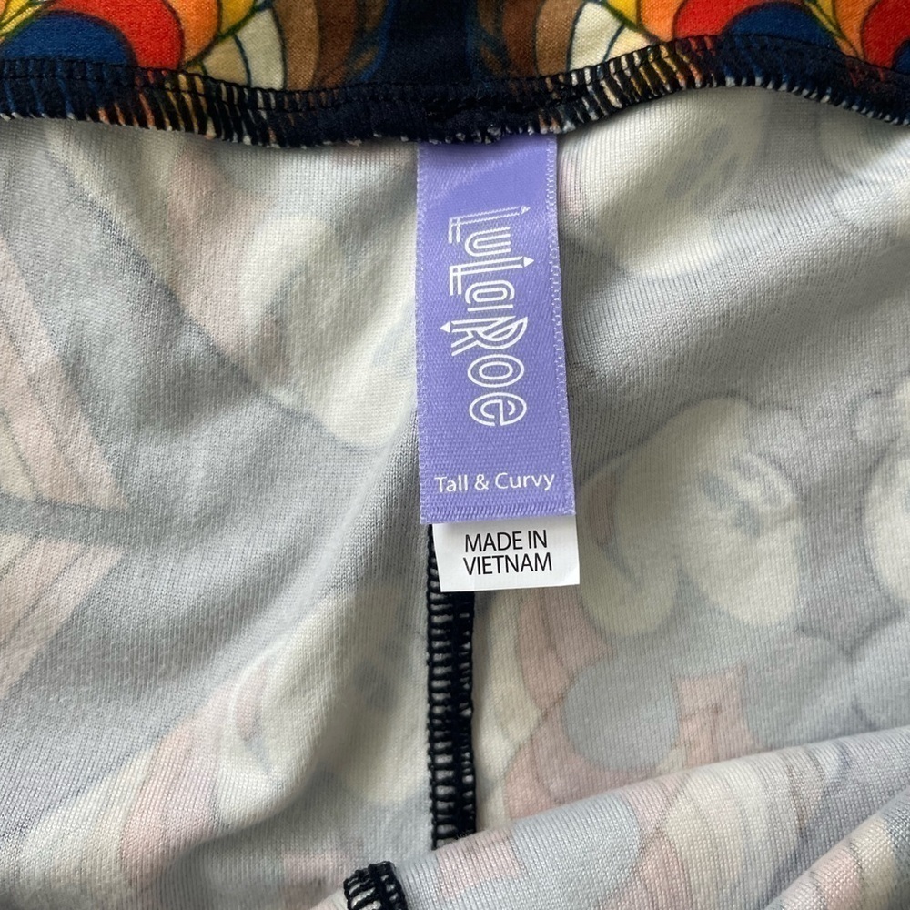 Lularoe Disney Mickey Multicolor Leggings, TC - Picture 4 of 5